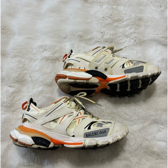 Balenciaga Track Sneaker in Orange/White size 38 - Picture 2 of 3